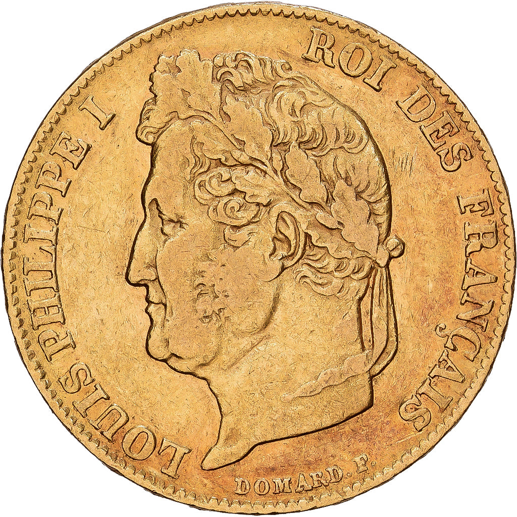 France, Louis-Philippe, 20 Francs, 1840, Paris, Or, TB+, Gadoury:1031, KM:750.1