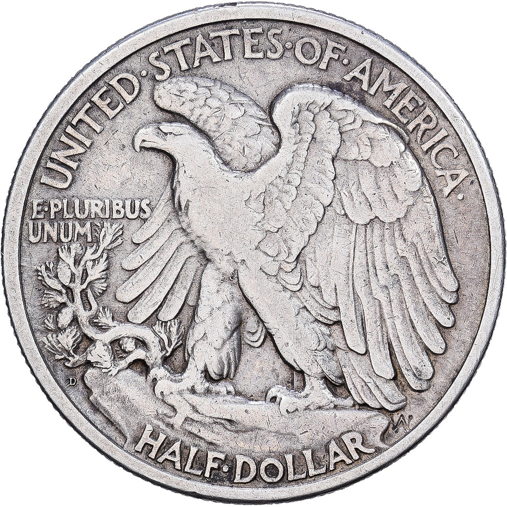 Verenigde Staten, Half Dollar, Walking Liberty, 1934, Philadelphia, Zilver, FR+
