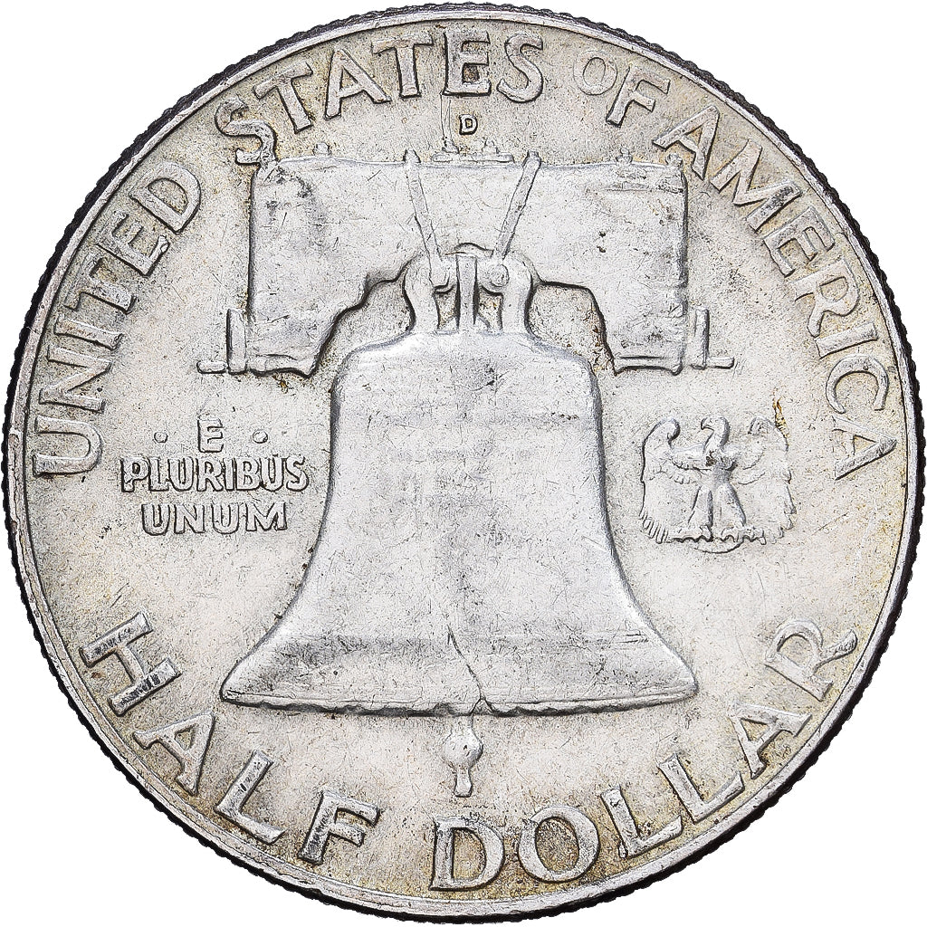 Verenigde Staten, Half Dollar, Franklin Half Dollar, 1961, Denver, Zilver, ZF+