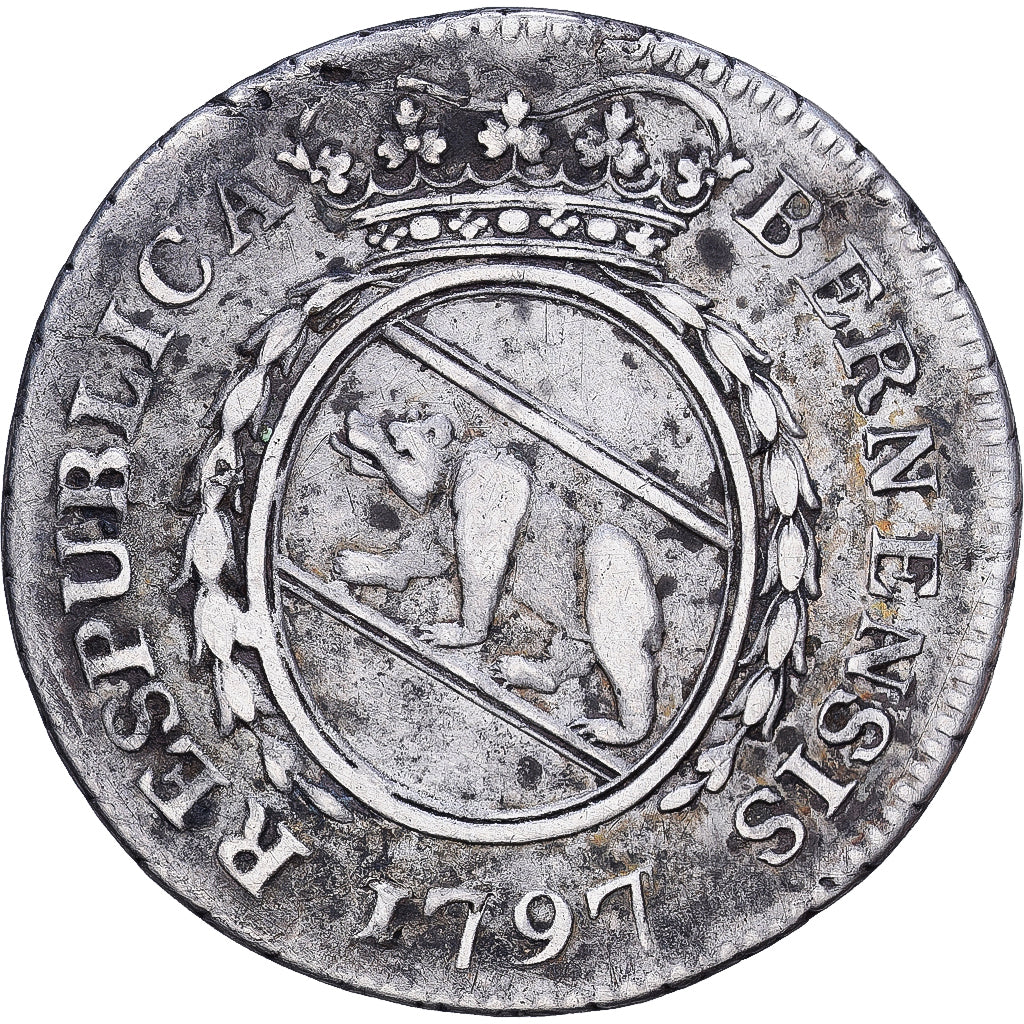 Ville de Berne, 1/4 Thaler, 1797, Bern, Argent, TB+, KM:160