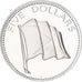 Bahamy, Elizabeth II, 5 Dollars, 1975, Franklin Mint, Proof, Srebro, MS(63)