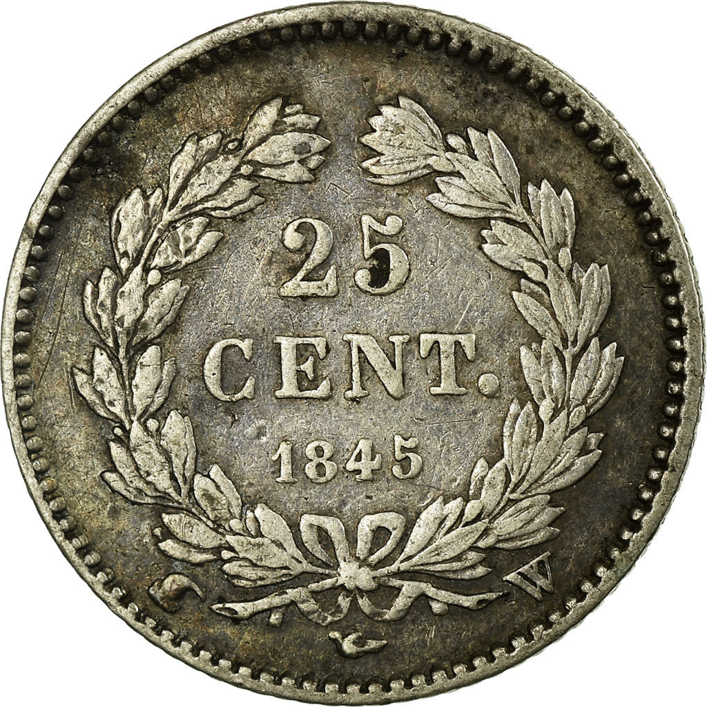 Coin, France, Louis-Philippe, 25 Centimes, 1845, Lille, EF(40-45), Silver