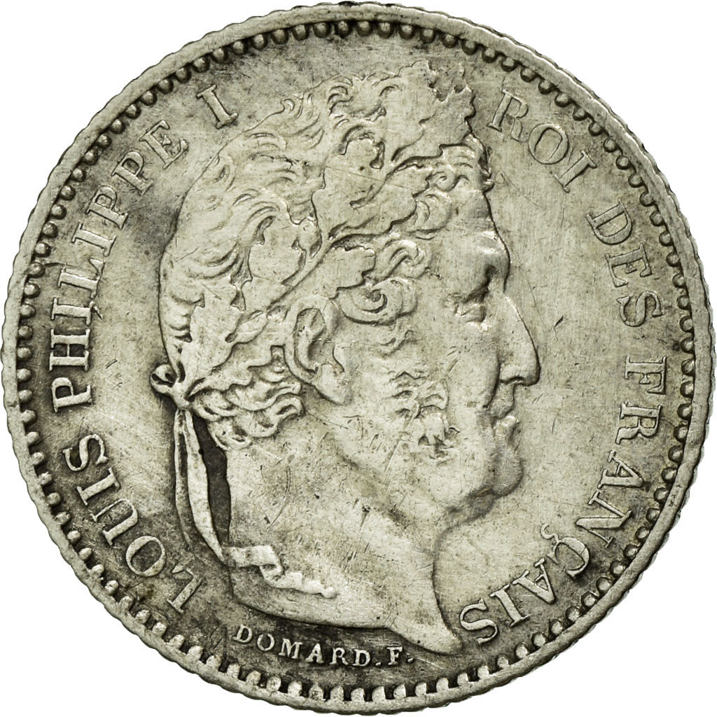 Moneta, Francia, Louis-Philippe, 25 Centimes, 1846, Paris, BB+, Argento