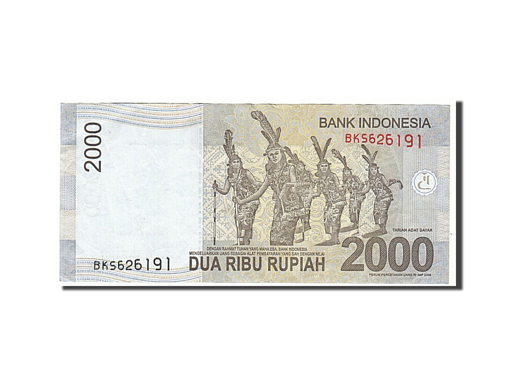 Banconote, Indonesia, 2000 Rupiah, 2013, BB
