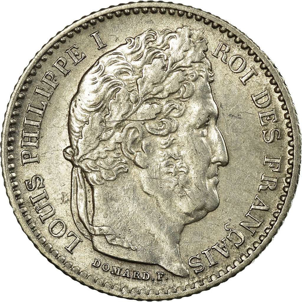 Coin, France, Louis-Philippe, 25 Centimes, 1846, Paris, MS(60-62), Silver