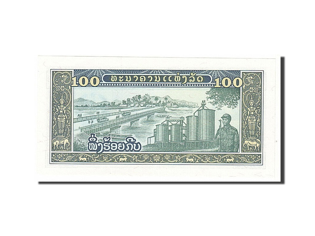 Geldschein, Lao, 100 Kip, 1979, KM:30a, UNZ