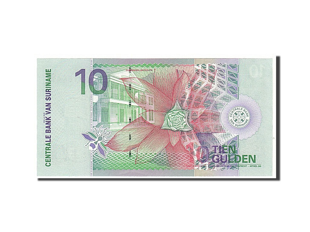 Banknote, Suriname, 10 Gulden, 2000, KM:147, UNC(65-70)