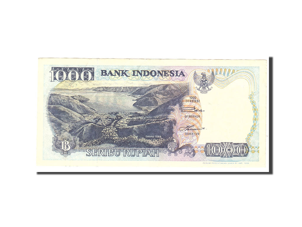 Banknote, Indonesia, 1000 Rupiah, 1992, Undated, KM:129a, EF(40-45)