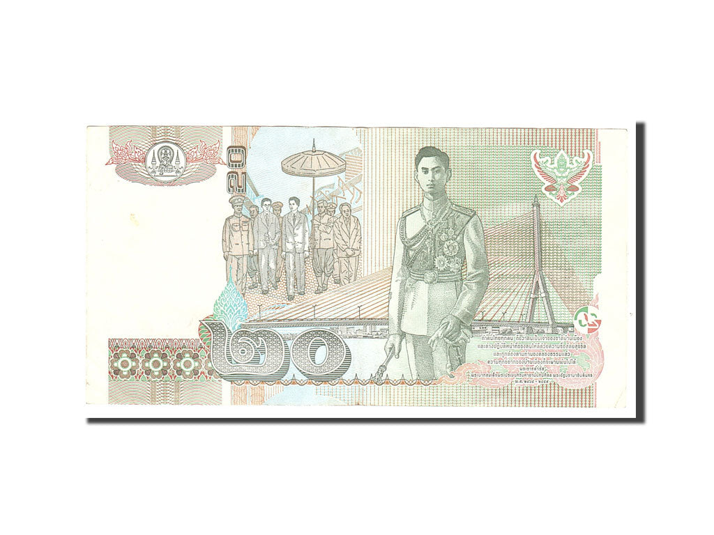 Banknote, Thailand, 20 Baht, 2003, Undated, KM:109, EF(40-45)