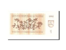 Banknote, Lithuania, 1 (Talonas), 1992, Undated, KM:39, UNC(65-70)