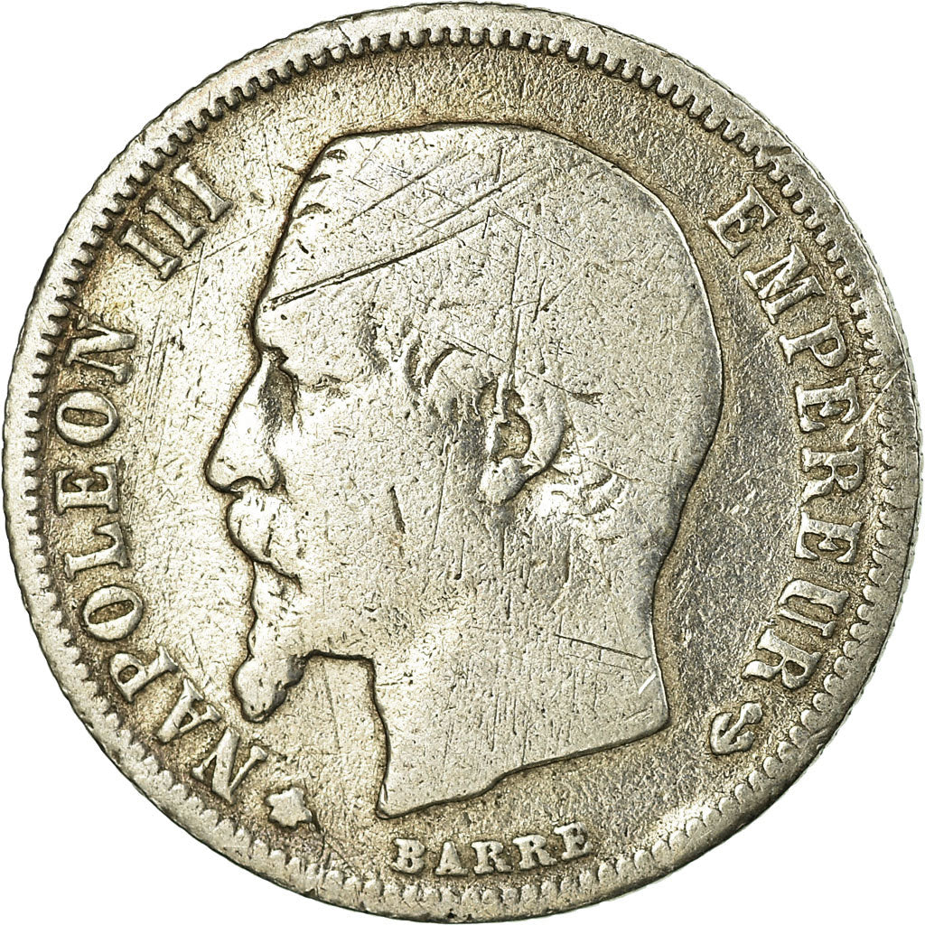 Coin, France, Napoleon III, Napoléon III, 50 Centimes, 1860, Strasbourg