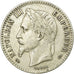 France, Napoleon III, 50 Centimes, 1866, Bordeaux, Silver, EF(40-45)