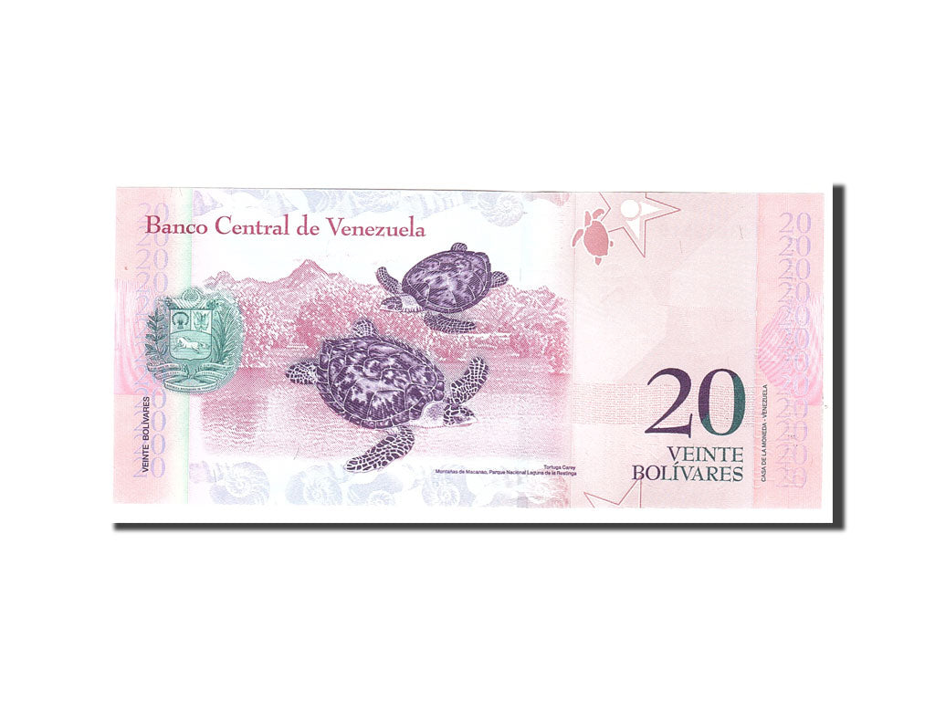 Banknote, Venezuela, 20 Bolivares, 2011, 2011-02-03, KM:91d, UNC(65-70)