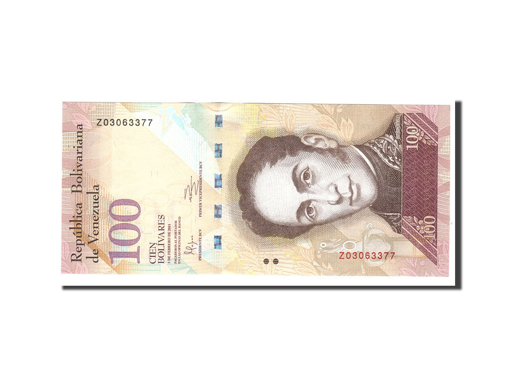 Billete, 100 Bolivares, 2011, Venezuela, KM:93d, 2011-02-03, UNC