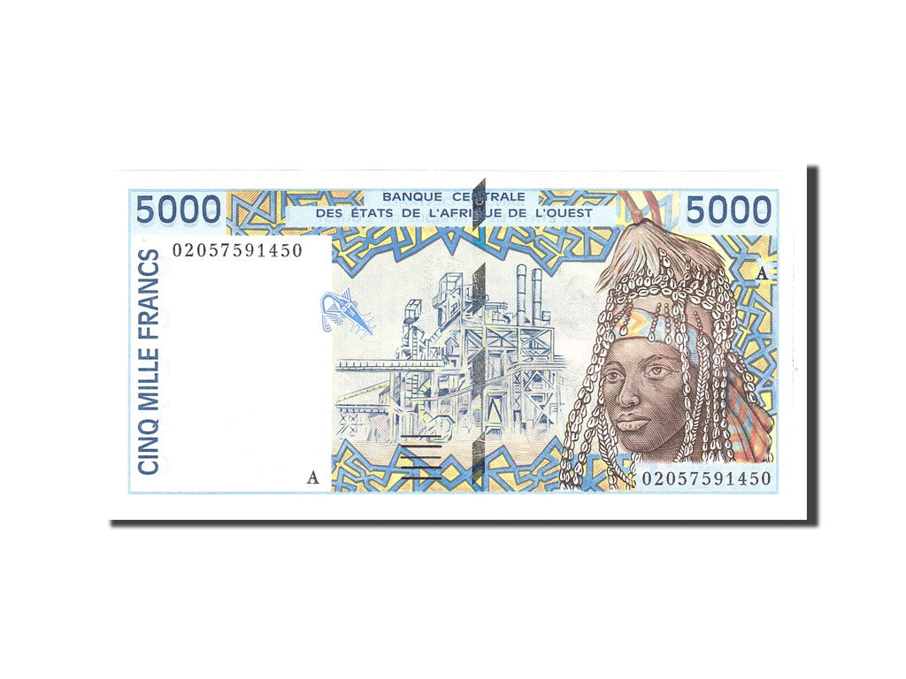 West African States, 5000 Francs, UNC(65-70)