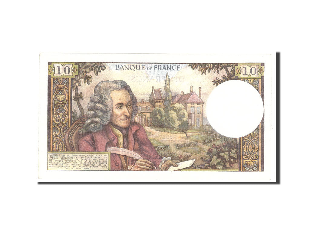 Geldschein, Frankreich, 10 Francs, 1969, 1969-05-08, UNZ-, Fayette:62.38