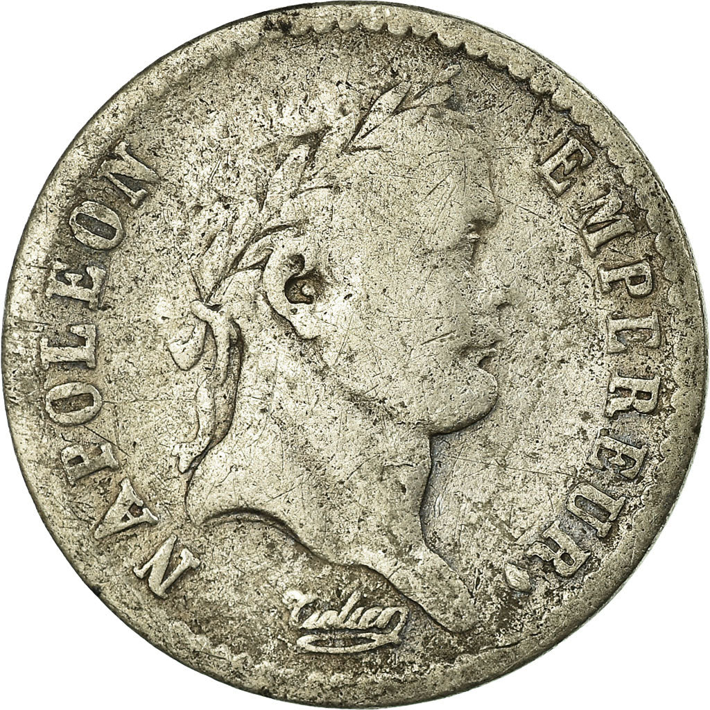 Monnaie, France, Napoléon I, 1/2 Franc, 1810, Bordeaux, TB, Argent, Gadoury:399