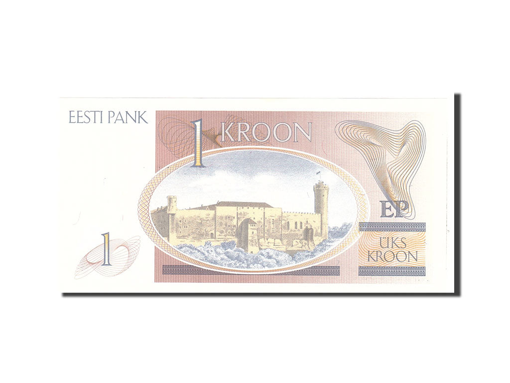 Billete, 1 Kroon, 1992, Estonia, KM:69a, Undated, SC
