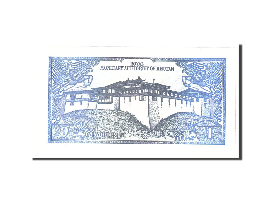 Banknote, Bhutan, 1 Ngultrum, 1986, Undated, KM:12, UNC(65-70)