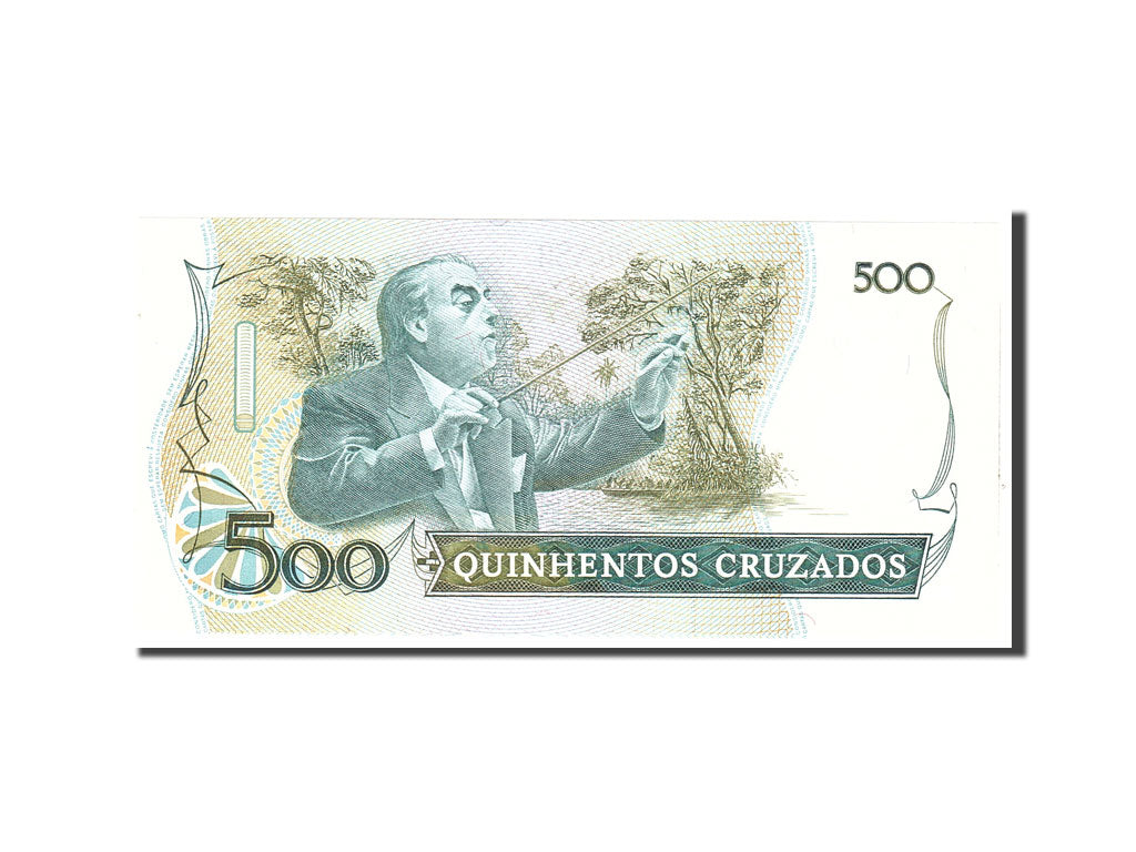 Billet, Brésil, 500 Cruzados, 1986, Undated, KM:212c, NEUF