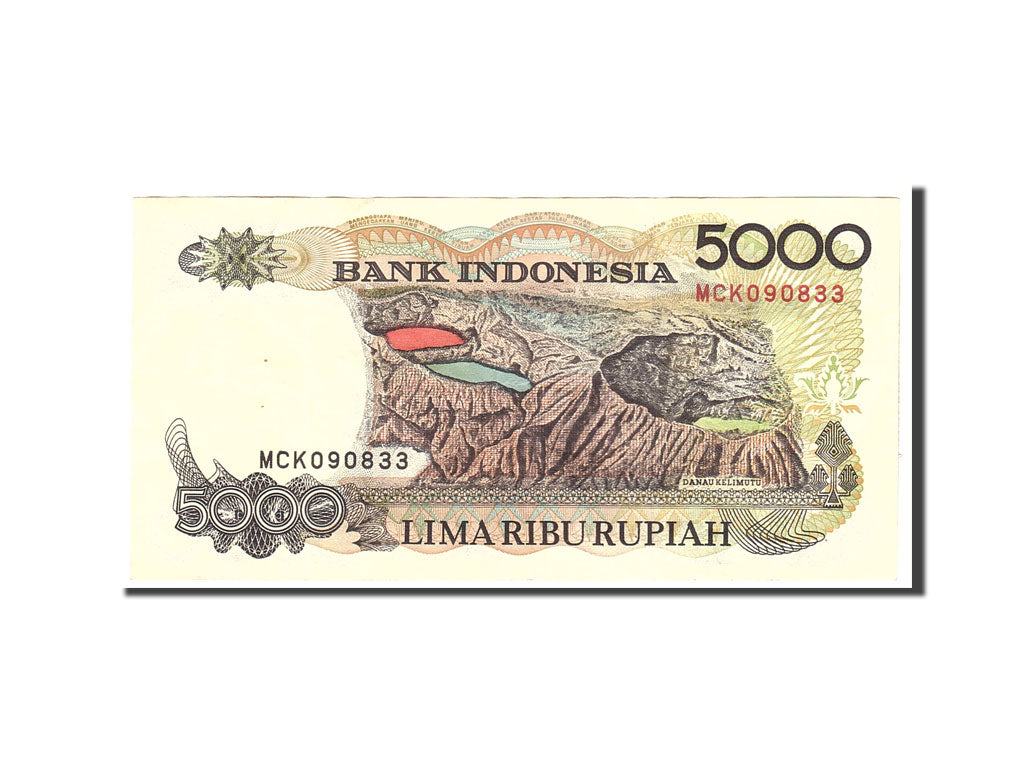 Banknote, Indonesia, 5000 Rupiah, 1992, Undated, KM:130a, EF(40-45)