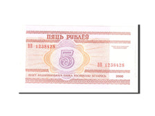 Banconote, Bielorussia, 5 Rublei, 2000, KM:22, Undated, FDS