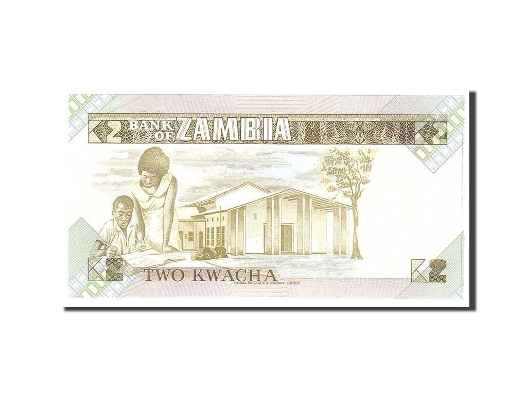 Banknote, Zambia, 2 Kwacha, 1980, Undated, KM:24c, UNC(65-70)