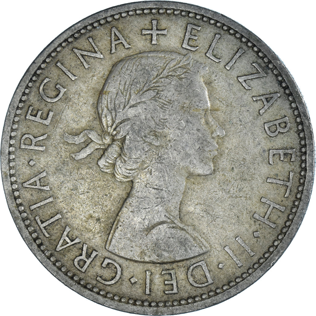 Monnaie, Grande-Bretagne, 1/2 Crown, 1956