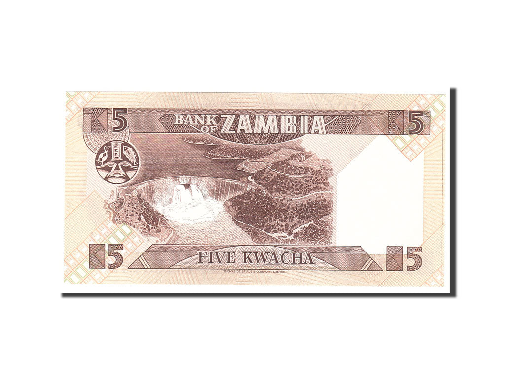 Banknote, Zambia, 5 Kwacha, 1980, Undated, KM:25d, UNC(65-70)