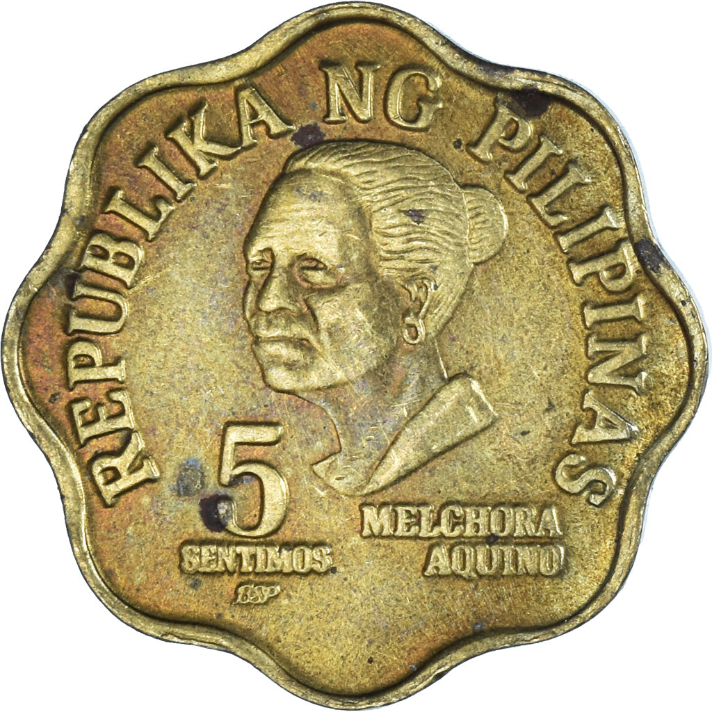Coin, Philippines, 5 Sentimos, 1981