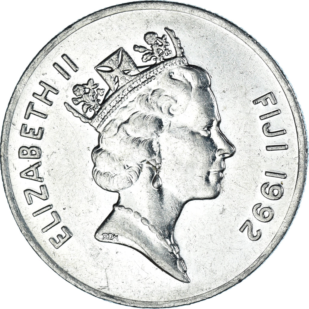Coin, Fiji, 10 Cents, 1992