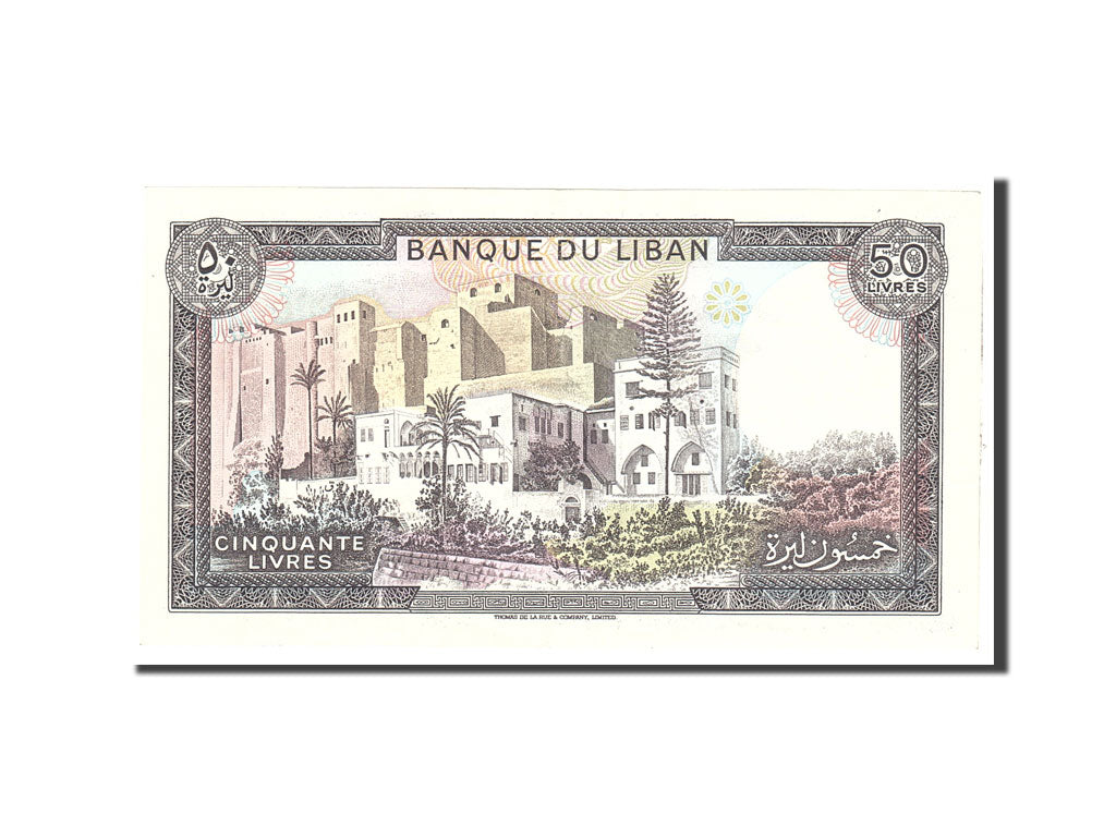Banconote, Libano, 50 Livres, 1988, KM:65d, Undated, SPL