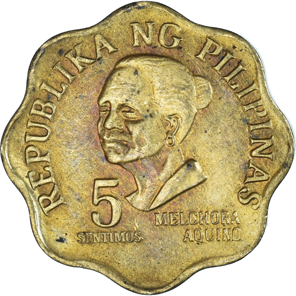 Moneda, Filipinas, 5 Sentimos, 1978