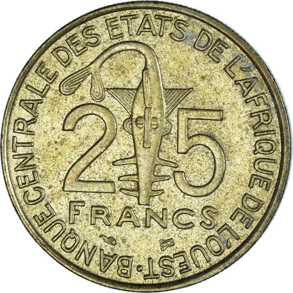 Münze, West African States, 25 Francs, 1997