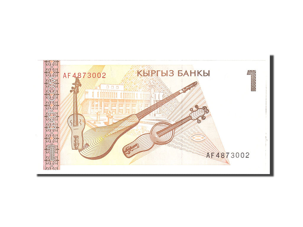 Banconote, Kirghizistan, 1 Som, 1994, KM:7, Undated, FDS