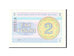 Biljet, Kazachstan, 2 Tyin, 1993, Undated, KM:2b, TTB