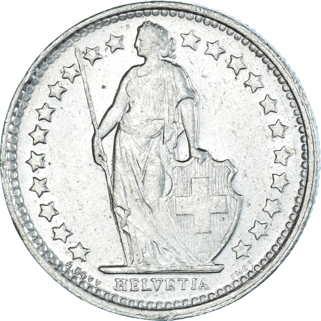 Moneta, Svizzera, 1/2 Franc, 1972