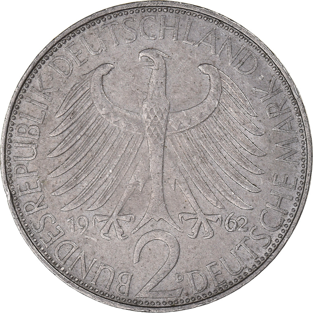 Coin, GERMANY - FEDERAL REPUBLIC, 2 Mark, 1962