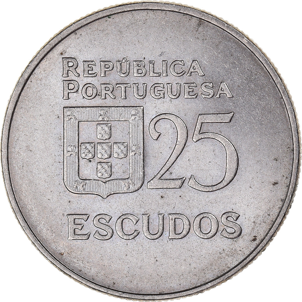 Münze, Portugal, 25 Escudos, 1981
