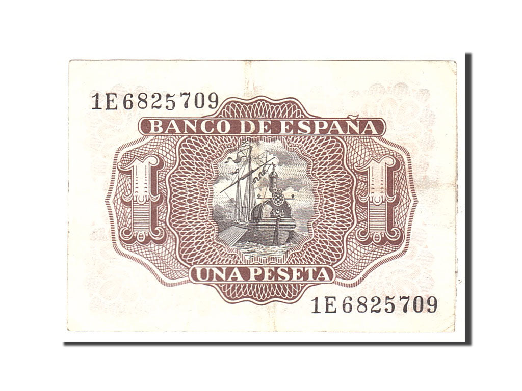 Billete, 1 Peseta, 1953, España, KM:144a, 1953-07-22, MBC
