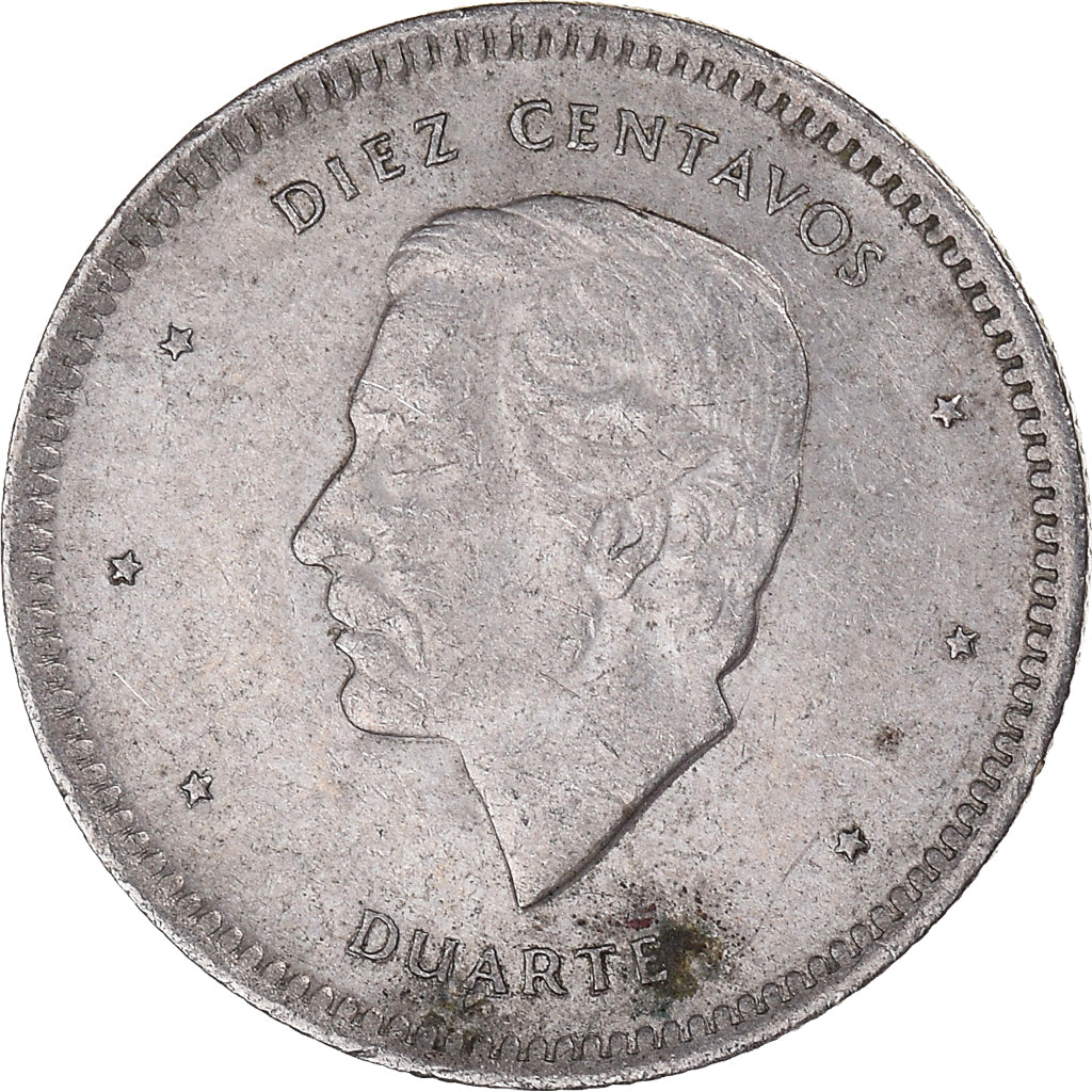 Moneta, Republika Dominikany, 10 Centavos, 1983