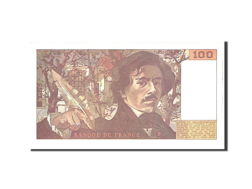 Banconote, Francia, 100 Francs, 1990, Undated, FDS, Fayette:69 bis 2c), KM:154e