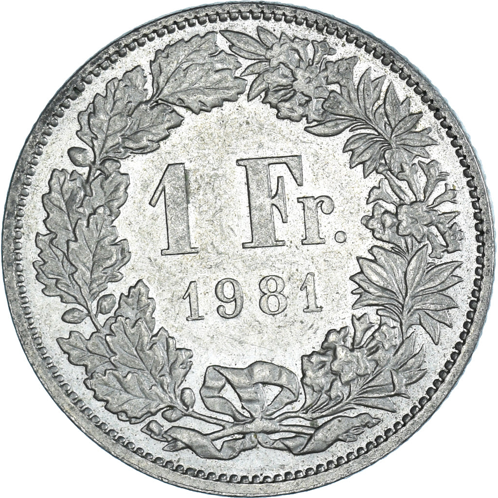 Münze, Schweiz, Franc, 1981
