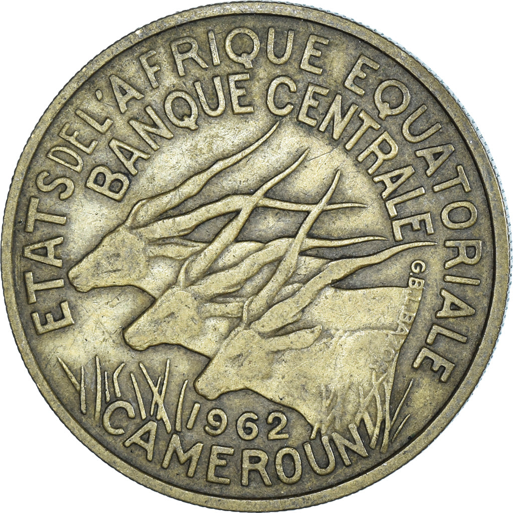 Coin, EQUATORIAL AFRICAN STATES, 25 Francs, 1962