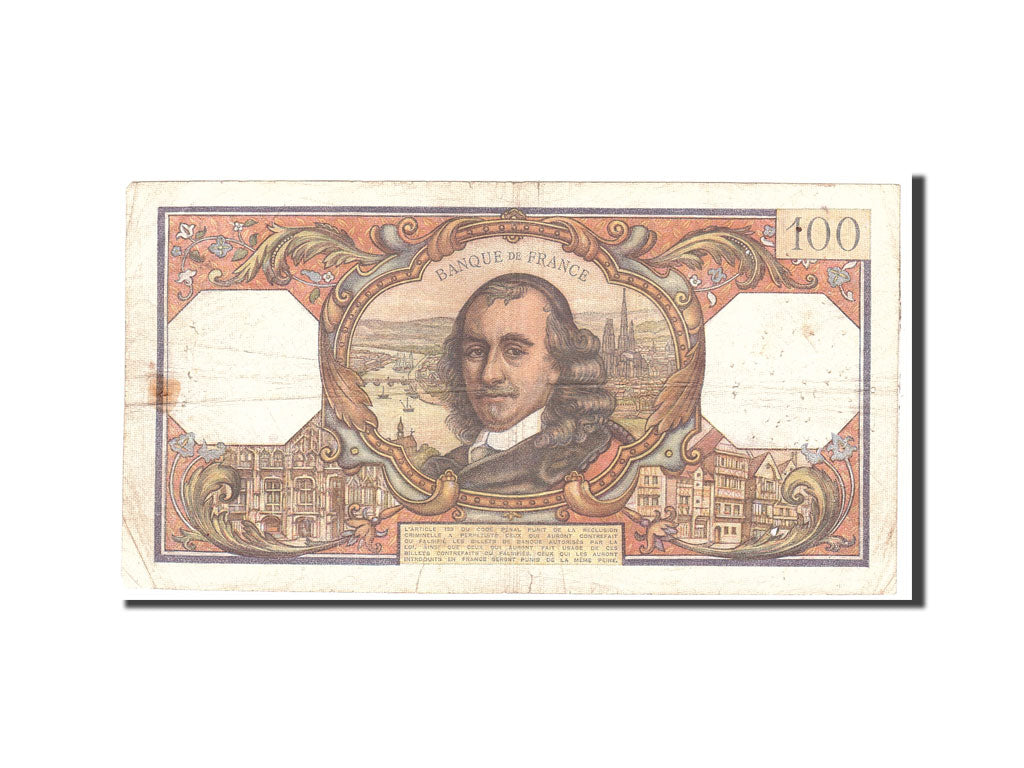 Billete, Francia, 100 Francs, 1965, 1965-07-01, BC, Fayette:65.8, KM:149a