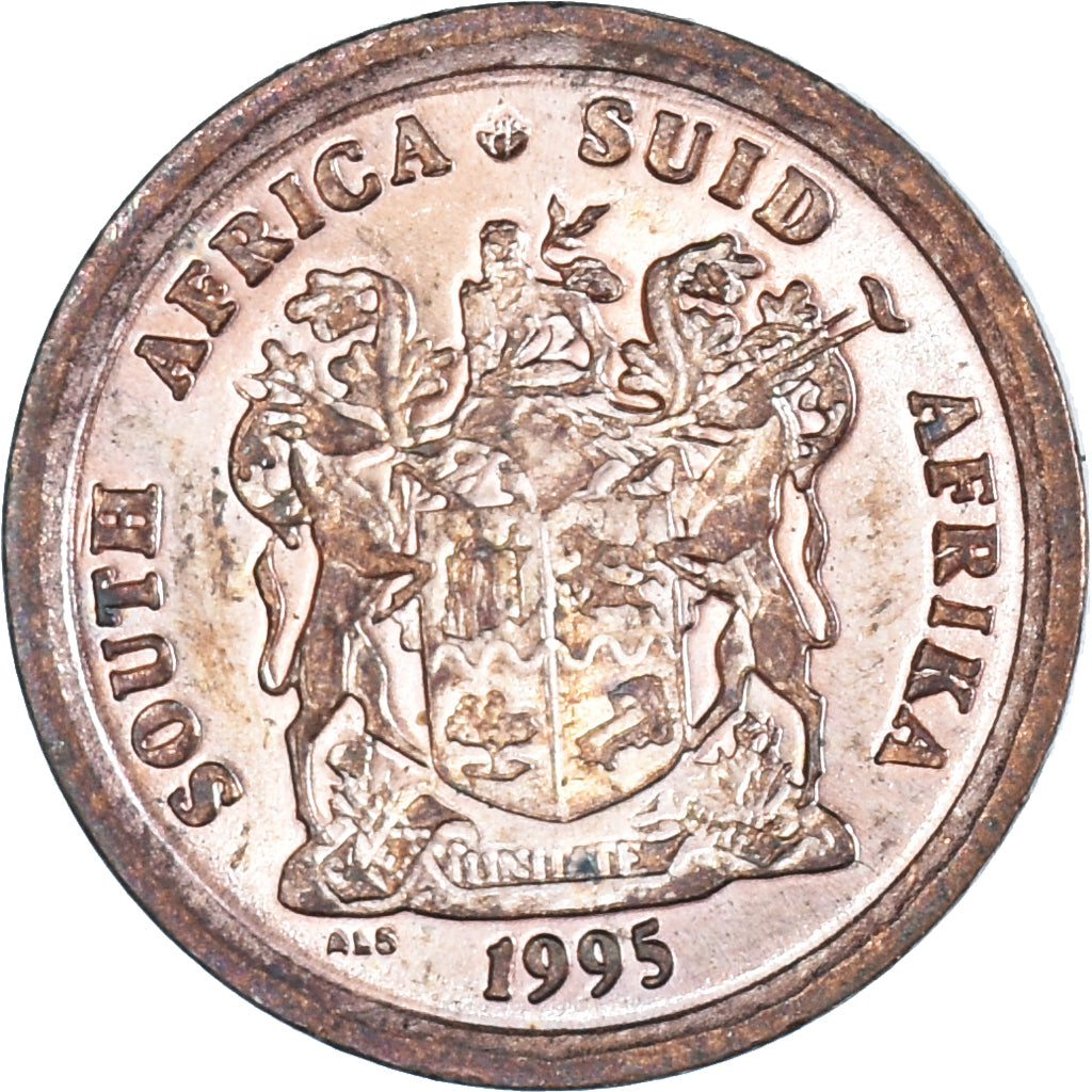Monnaie, Afrique du Sud, Cent, 1995