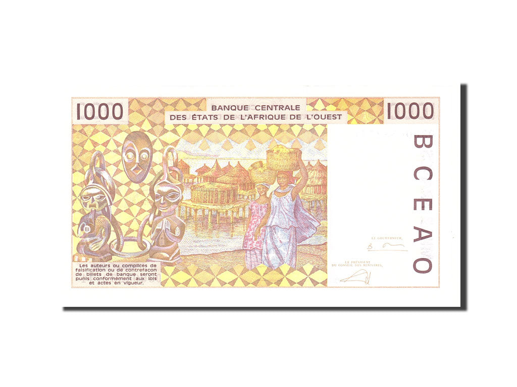 Banknote, West African States, 1000 Francs, 2002, Undated, KM:311Cm, UNC(65-70)