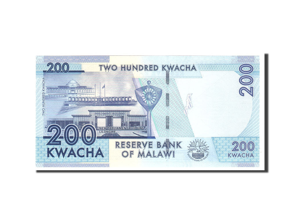 Geldschein, Malawi, 200 Kwacha, 2012, 2012-01-01, KM:60, UNZ
