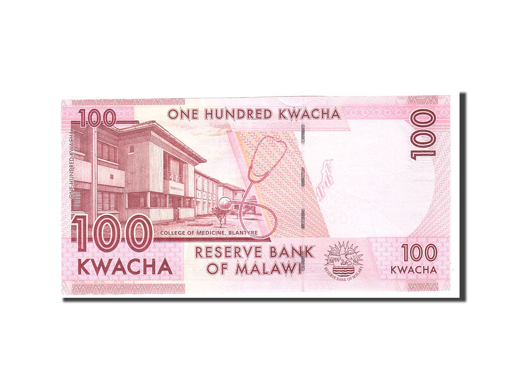 Geldschein, Malawi, 100 Kwacha, 2012, 2012-01-01, KM:59, UNZ
