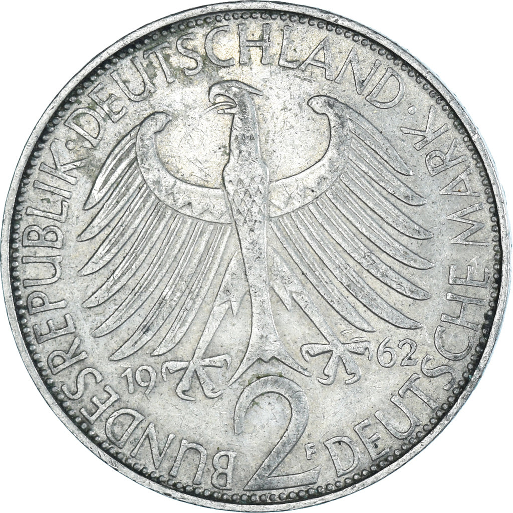Munten, Duitsland, 2 Mark, 1962